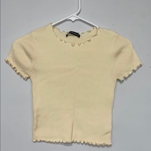 Yellow Brandy Melville Tee